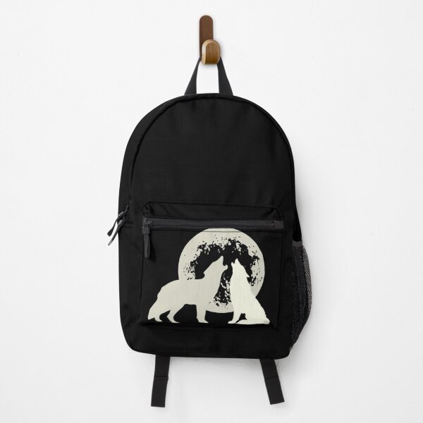 Item preview, Howling wolves moonlit silhouette designed and sold by LukjanovArt.