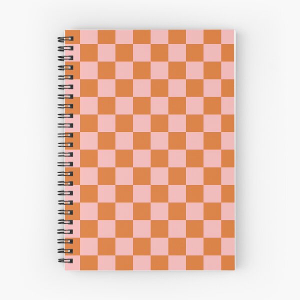 Item preview, Checkerboard Mini Check Pattern Pink Orange designed and sold by kierkegaard.