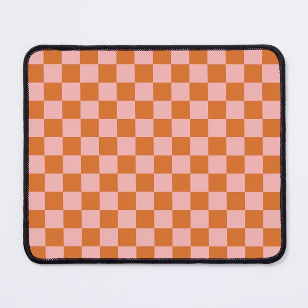 Item preview, Checkerboard Mini Check Pattern Pink Orange designed and sold by kierkegaard.