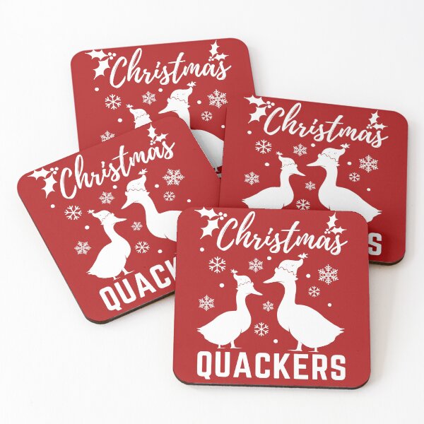 Item preview, Christmas Quackers, Funny Christmas Duck Pun, Christmas Pyjama Design designed and sold by Coralgb.