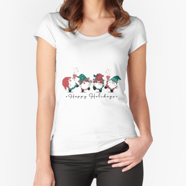Item preview, Cute Gnomes Friends Merry Christmas Happy Holidays Xmas Funny Jokes Satire designed and sold by Simplyy  Unique.