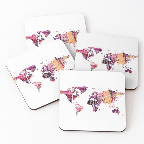 Item preview, Purple Abstract Map designed and sold by ArtsyWishy.