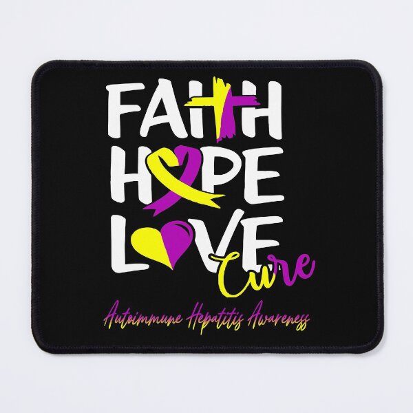 Item preview, Faith Hope Love Cure Autoimmune Hepatitis Awareness designed and sold by Grooffos.