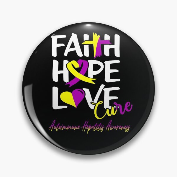 Item preview, Faith Hope Love Cure Autoimmune Hepatitis Awareness designed and sold by Grooffos.