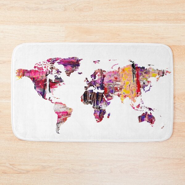 Item preview, Purple Abstract Map designed and sold by ArtsyWishy.