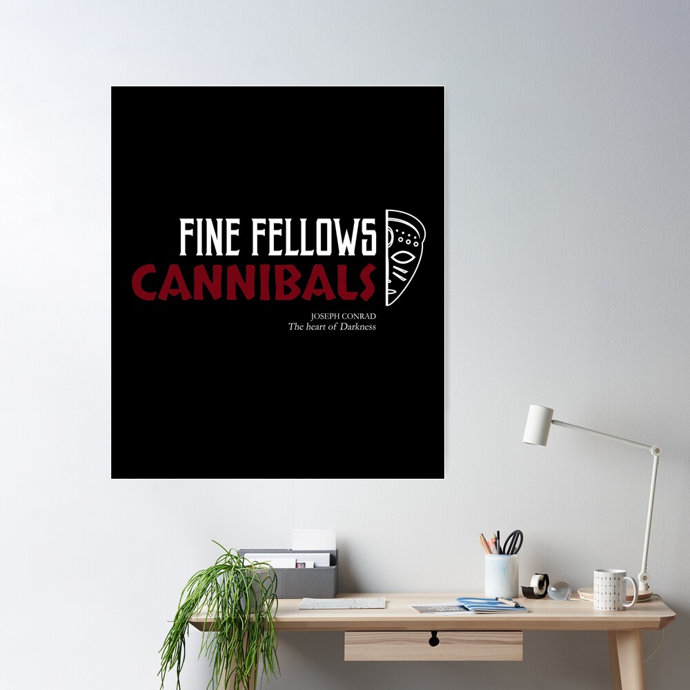 Fine Fellows Cannibals Quote Joseph Conrad Heart of Darkness Tote