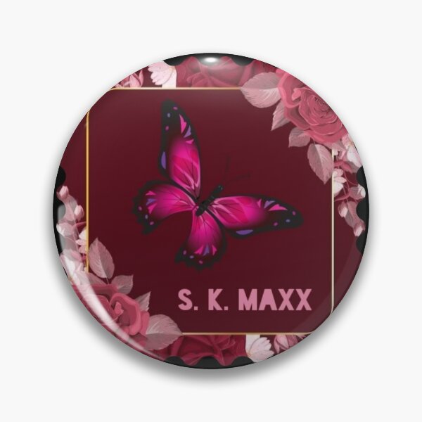 Item preview,  Vintage floral  branded Logo butterfly design designed and sold by SKMAXX.
