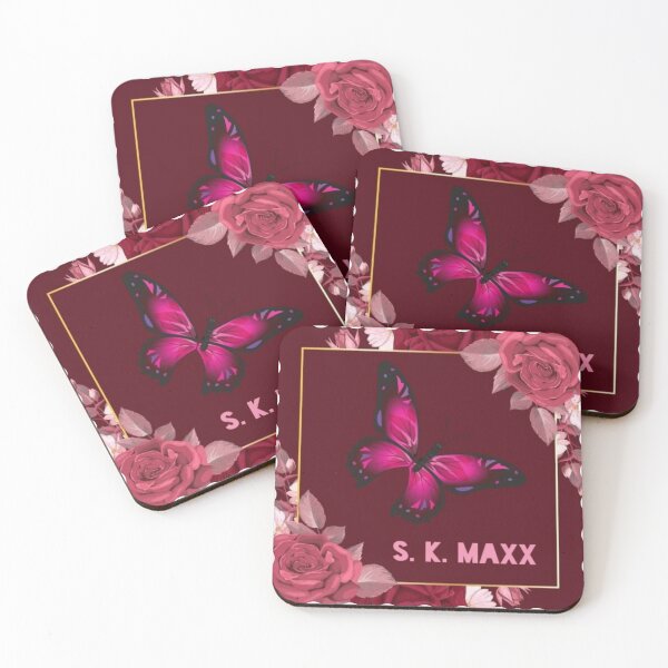 Item preview,  Vintage floral  branded Logo butterfly design designed and sold by SKMAXX.
