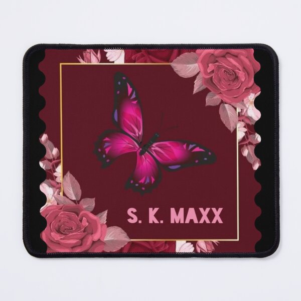 Item preview,  Vintage floral  branded Logo butterfly design designed and sold by SKMAXX.