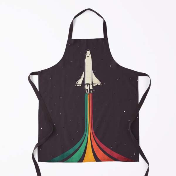 Item preview, Astronomy - Retro Rocket in Space designed and sold by Nerdlly.