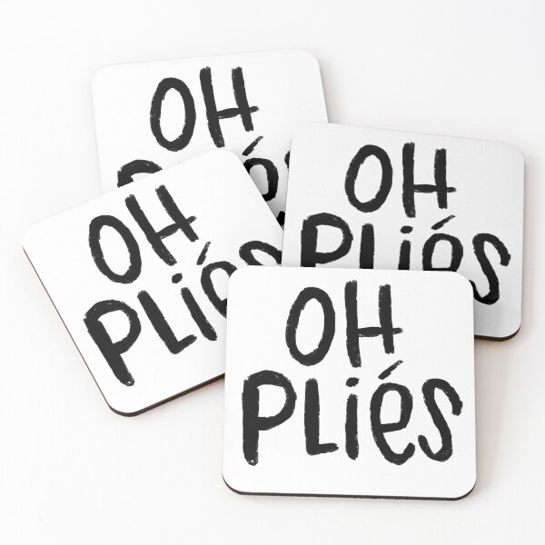 Item preview, Ballet Dance Terms, Ballet Text, Typography Oh Plies designed and sold by danceink.