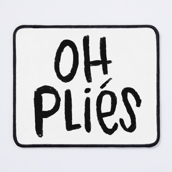 Item preview, Ballet Dance Terms, Ballet Text, Typography Oh Plies designed and sold by danceink.