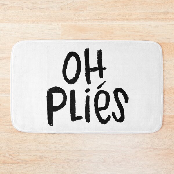 Item preview, Ballet Dance Terms, Ballet Text, Typography Oh Plies designed and sold by danceink.