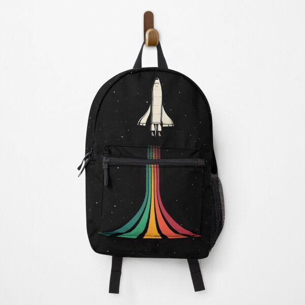 Item preview, Astronomy - Retro Rocket in Space designed and sold by Nerdlly.