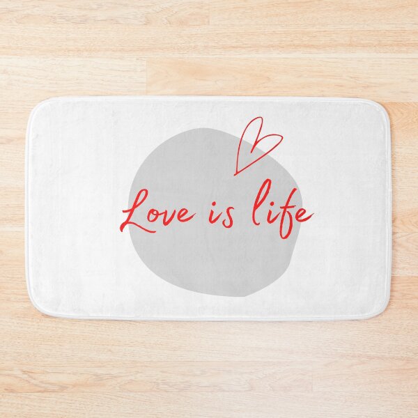 Item preview, love is life designed and sold by DareRabbit.
