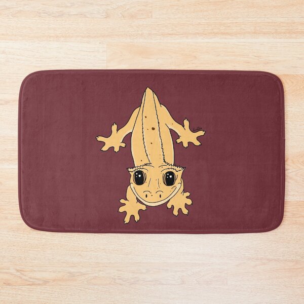 Item preview, Crested Gecko with Frog Butt "I Love You" - Wine Background designed and sold by EcoElsa.