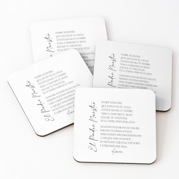 Item preview, El Padre Nuestro, Spanish The Lord's Prayer designed and sold by Aryam Quotes.