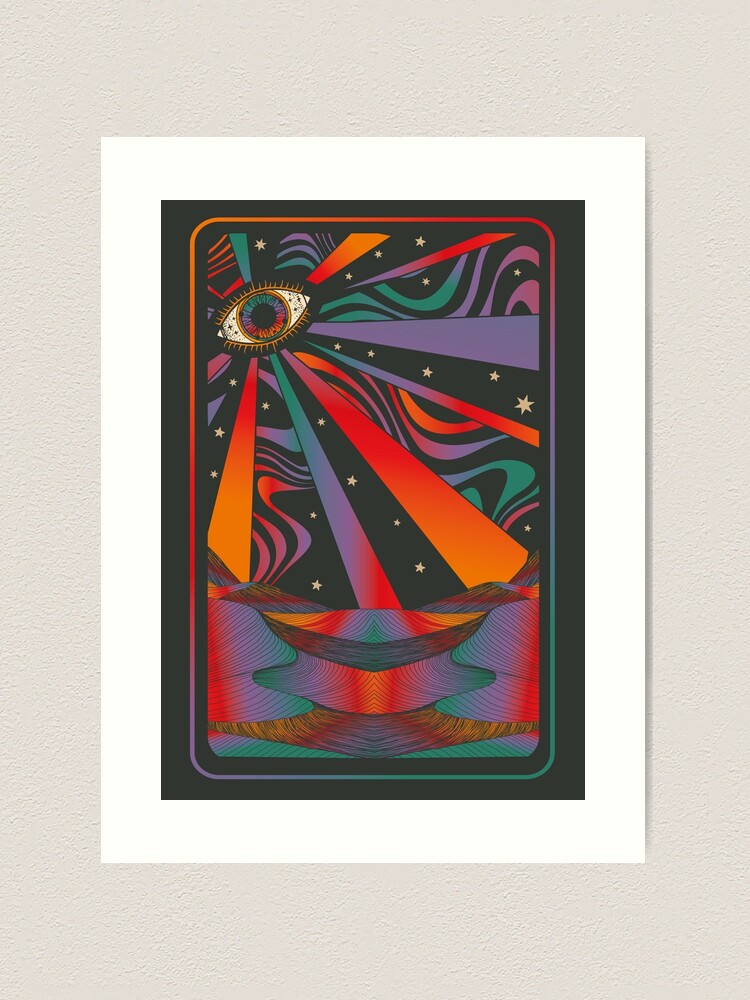 Vintage, Trippy, Rave, Retro, Psychedelic, Peter Max Inspired