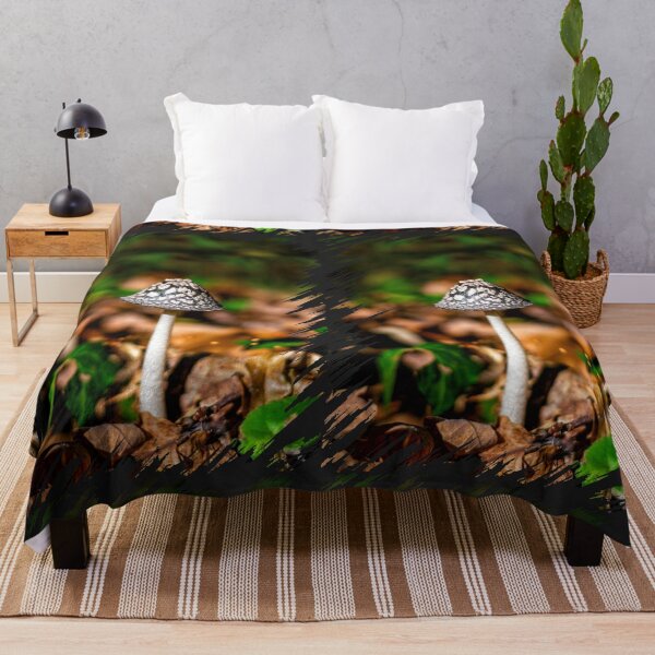 Item preview, Magpie Mushroom in Autumn Forest designed and sold by Andreea Eva Herczegh.
