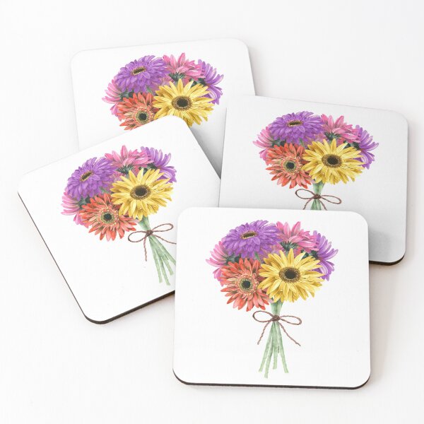 Item preview, Gerber Gerbera Daisy Bouquet  designed and sold by ColorFlowArt.
