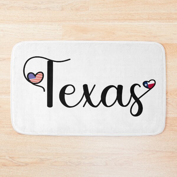 Item preview, I Love Texas - Texas Script With Heart Shaped Flags designed and sold by molamode.