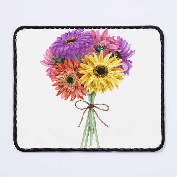 Item preview, Gerber Gerbera Daisy Bouquet  designed and sold by ColorFlowArt.