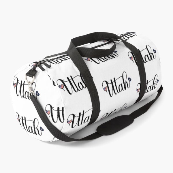 Item preview, I Love Utah - Utah Script With Heart Shaped Flags designed and sold by molamode.