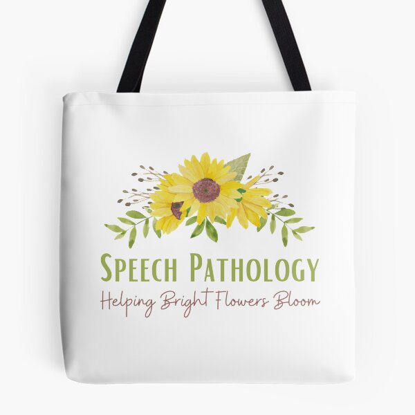 Item preview, Speech Pathology – Helping Bright Flowers Bloom | Speech Therapist designed and sold by Presto Prints Design.
