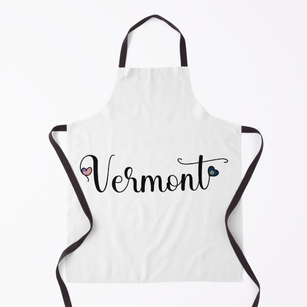Item preview, I Love Vermont - Vermont Script With Heart Shaped Flags designed and sold by molamode.