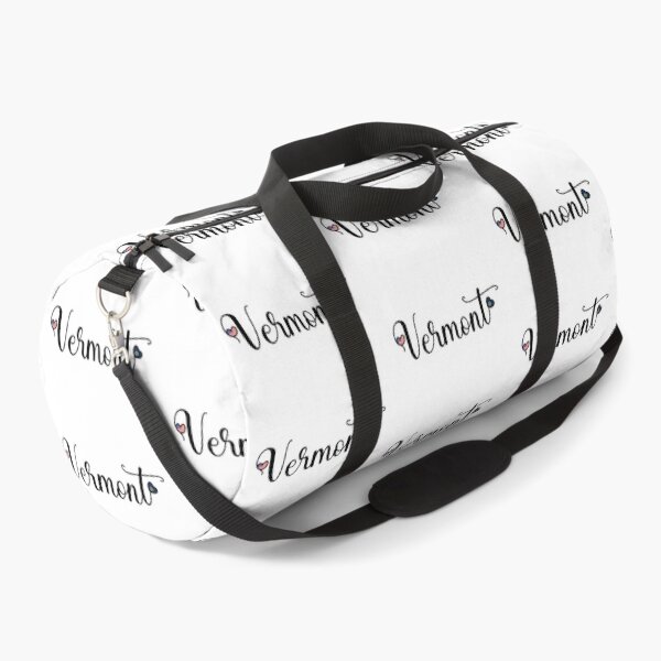 Item preview, I Love Vermont - Vermont Script With Heart Shaped Flags designed and sold by molamode.