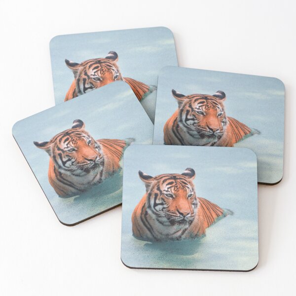 Item preview, Malayan Tiger in a pool of water designed and sold by sinseeho.