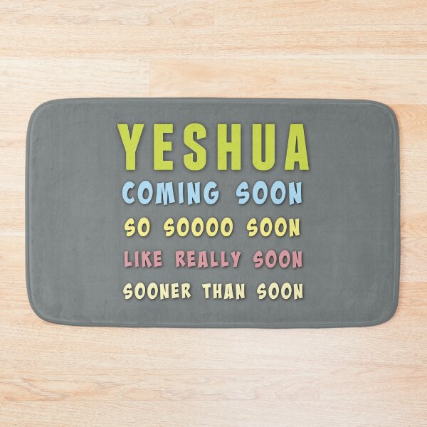 Item preview, Yeshua Is Coming Soon The Rapture The Second Coming of Jesus designed and sold by TheKingdomAttic.