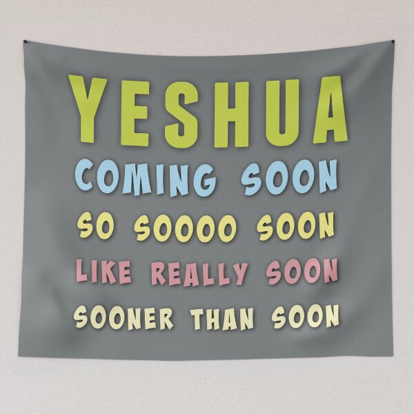 Item preview, Yeshua Is Coming Soon The Rapture The Second Coming of Jesus designed and sold by TheKingdomAttic.