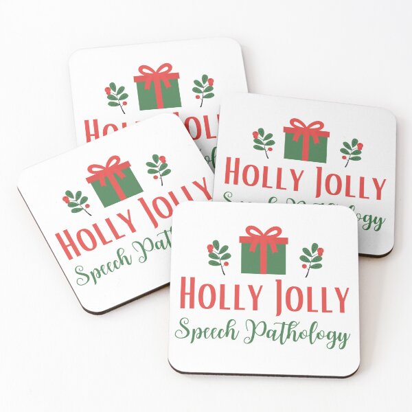 Item preview, Holly Jolly Speech Pathology | Speech Pathology Christmas Gift designed and sold by Presto Prints Design.