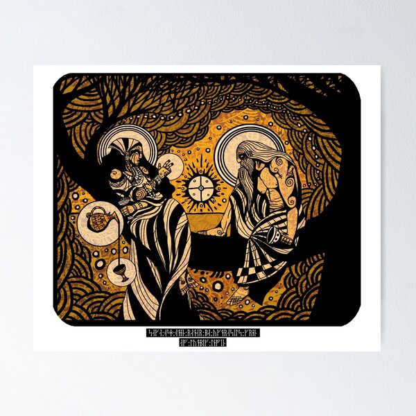 Item preview, Odin and Saga designed and sold by Ludvig Levin.