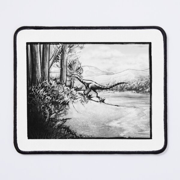 Item preview, Coelophysis's Beach Day designed and sold by idrawsdinosaurs.