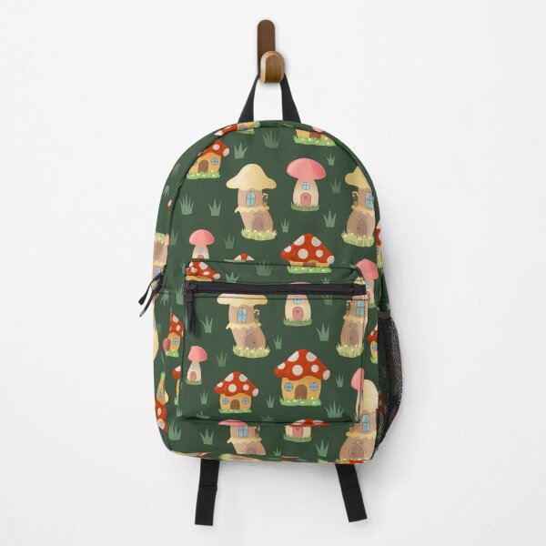 Item preview, Red and White Mushroom Houses pattern designed and sold by urban-color.