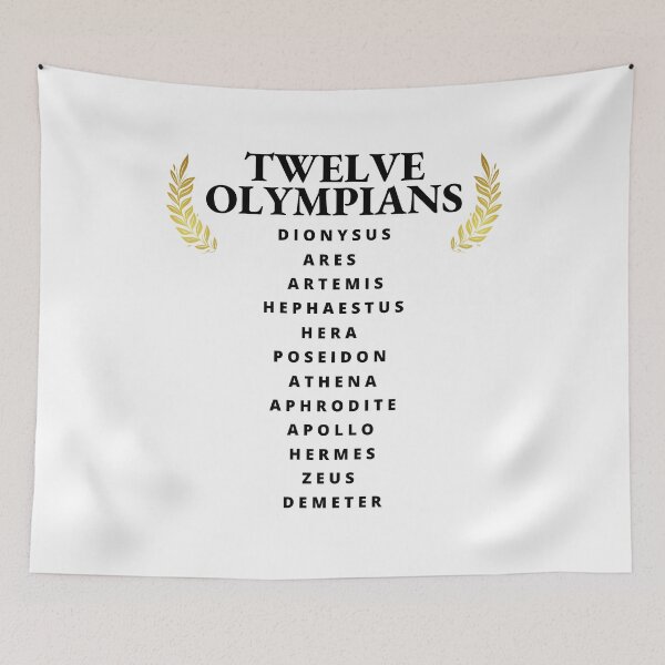 Item preview, Twelve Olympians Greek Mythology Pantheon Deities Gods and Goddesses designed and sold by OnyxMoonDesigns.