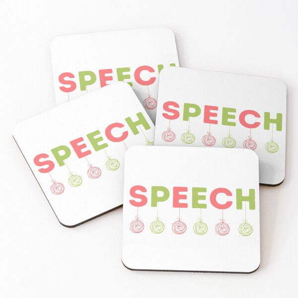 Item preview, Speech Christmas | Speech Pathology Christmas Gift designed and sold by Presto Prints Design.