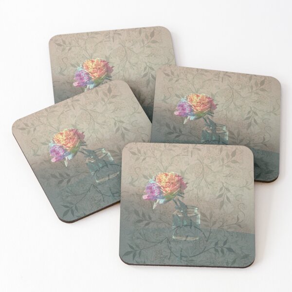 Item preview, Chasing Rainbows/Rainbow Flowers/Rainbow Flower/vintage floral pattern  designed and sold by haRexia.