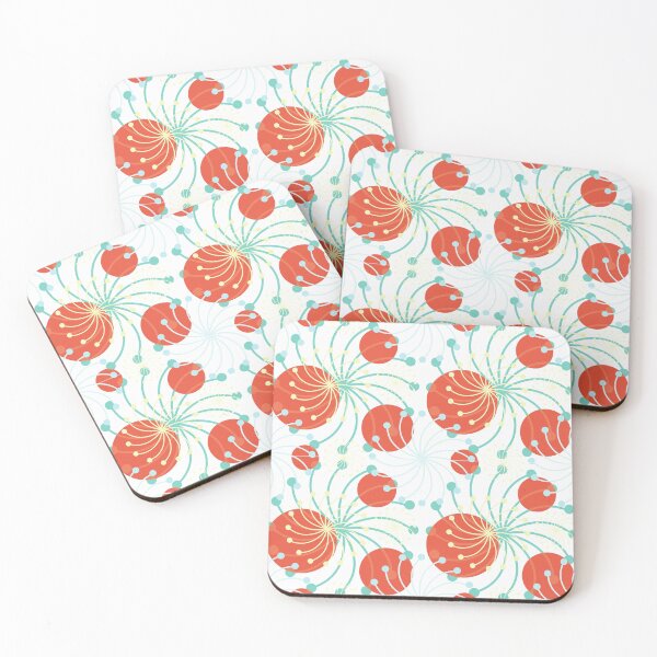 Item preview, Wish weeds and cherry bombs, fun and colorful pattern designed and sold by Auntieck.