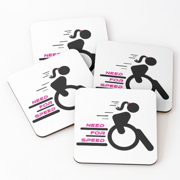 Item preview, Need for Speed Wheelchair Girl designed and sold by IndeOandM.