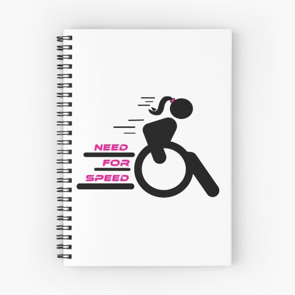 Item preview, Need for Speed Wheelchair Girl designed and sold by IndeOandM.