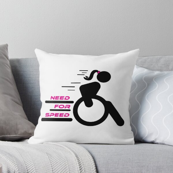 Item preview, Need for Speed Wheelchair Girl designed and sold by IndeOandM.