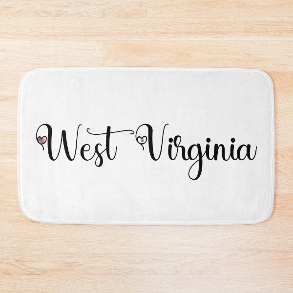 Item preview, I Love West Virginia - West Virginia With Heart Shaped Flags designed and sold by molamode.