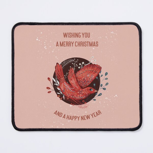 Item preview, Wishing you a Merry Christmas and Happy New Year - scandinavian style - watercolor Christmas Greetings designed and sold by IrinchiDE.