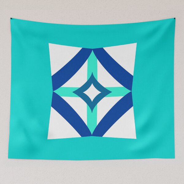 Aperçu de l'œuvre Breeze Block Nine Bleu Multi créée et vendue par Owen1976.