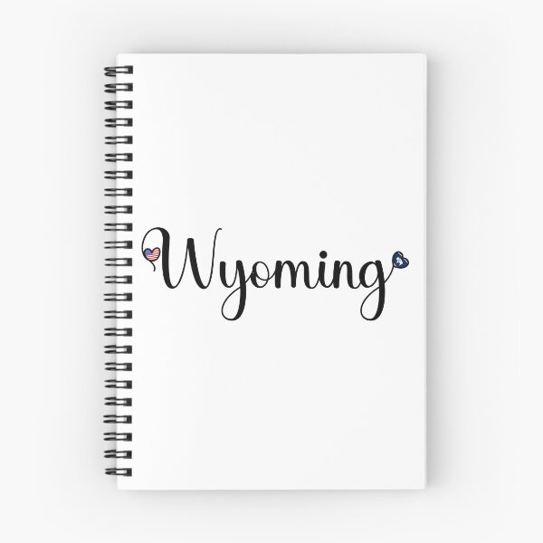 Item preview, I Love Wyoming - Wyoming Script With Heart Shaped Flags designed and sold by molamode.