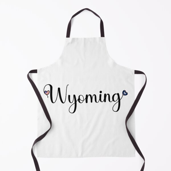 Item preview, I Love Wyoming - Wyoming Script With Heart Shaped Flags designed and sold by molamode.