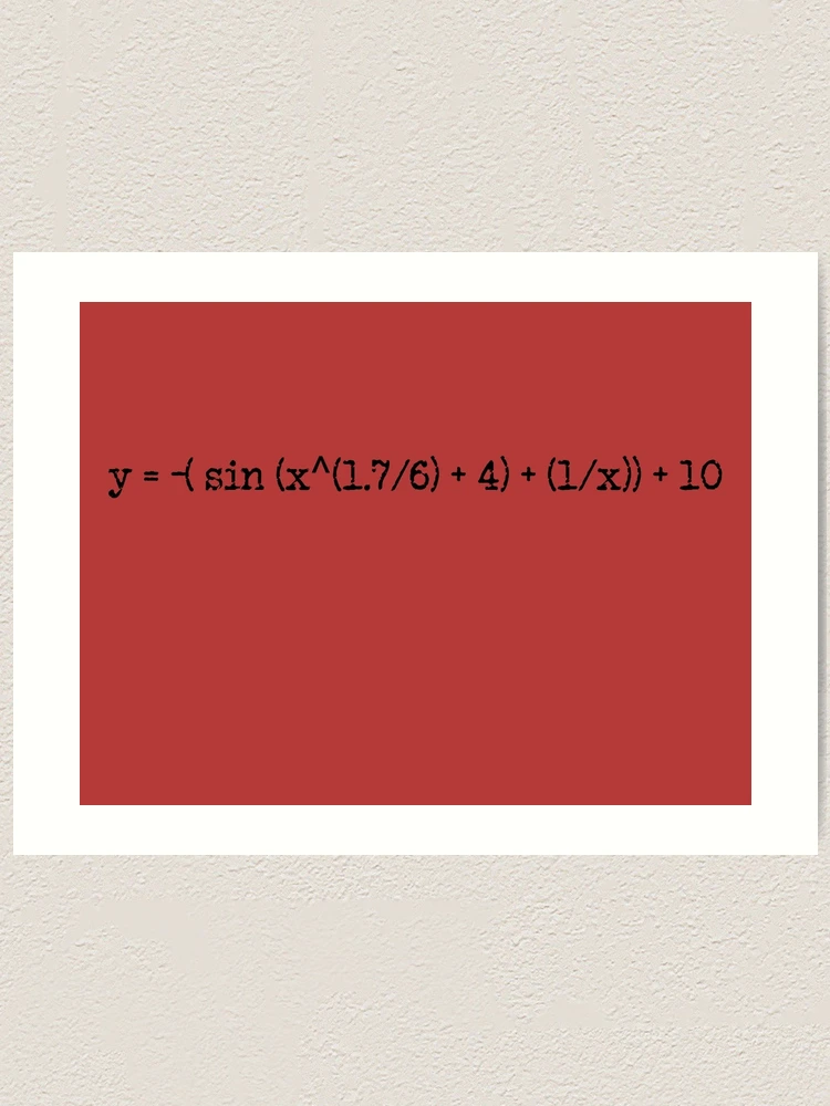 Thumbnail 1 of 3, Art Print, SPN Math designed and sold by RabbitWithFangs.